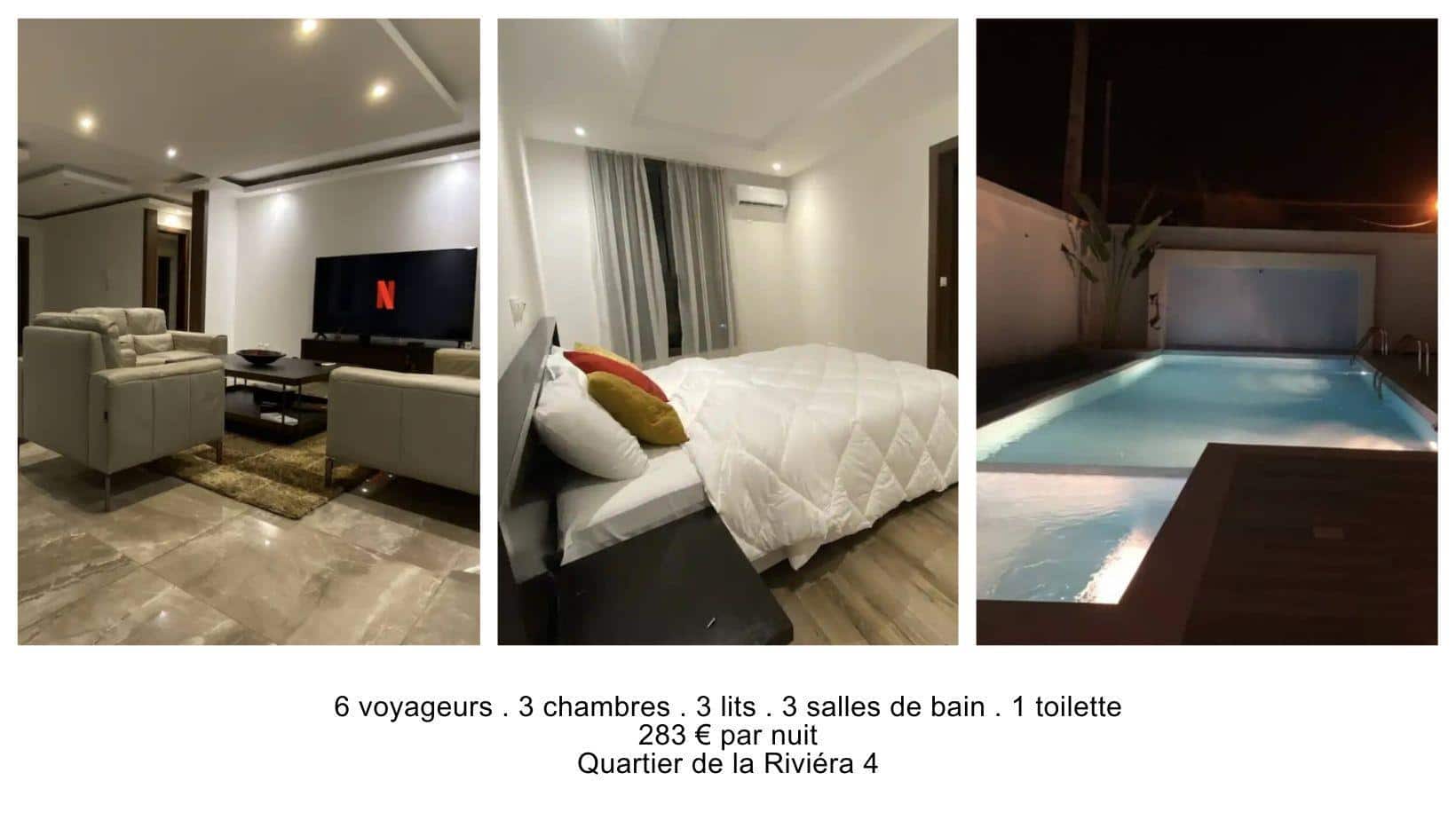 Les meilleurs AIRBNB à Abidjan