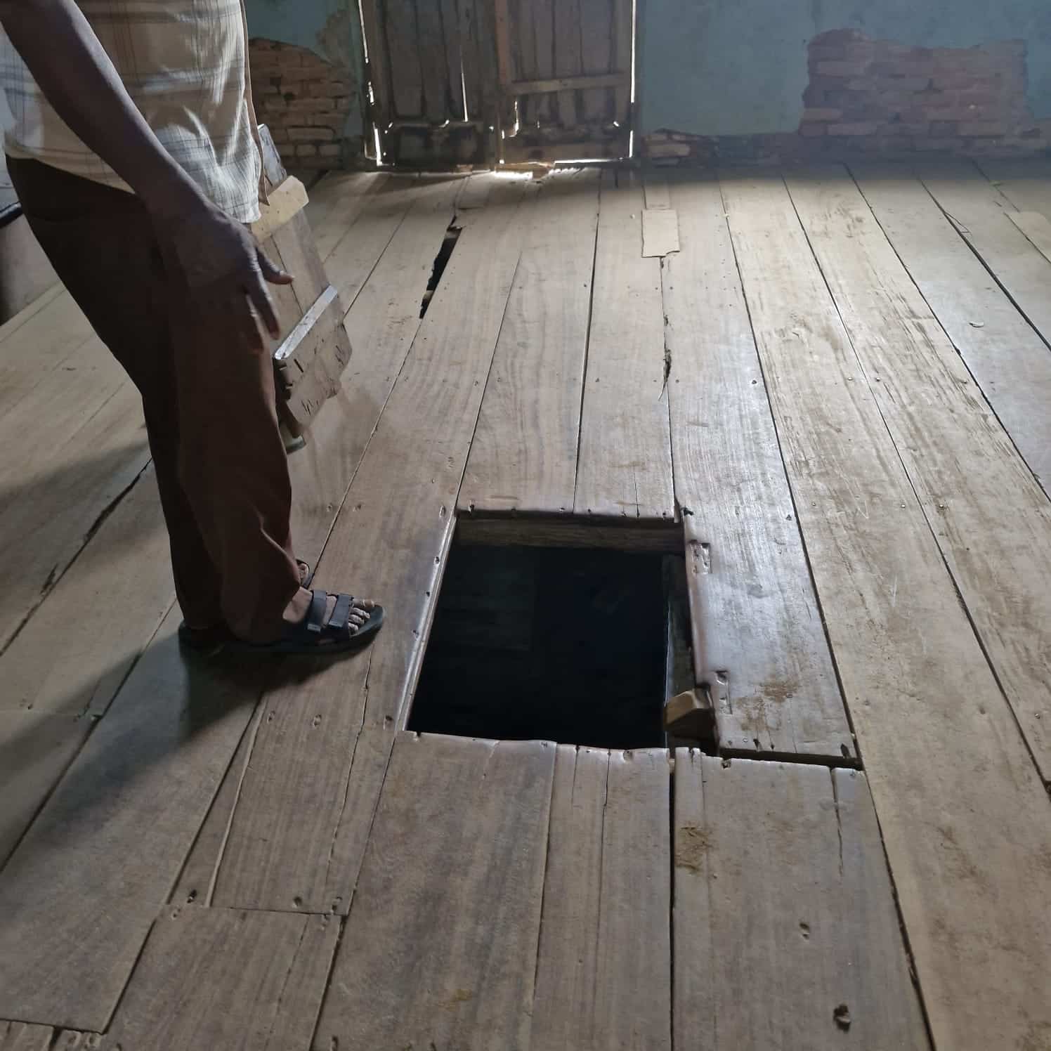 Intérieur de la Maison des Esclaves d'Agbodrafo — Togo