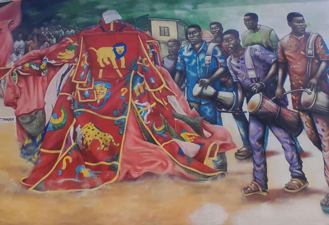 Visite guidée street art Cotonou avec guide Wa Africa